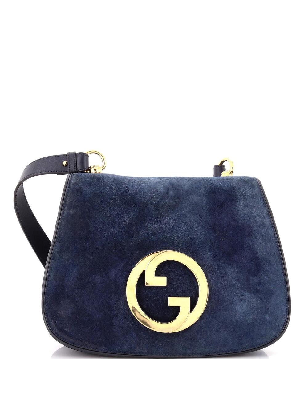 Gucci Vintage Blondie Flap Bag Suede #339957G67B